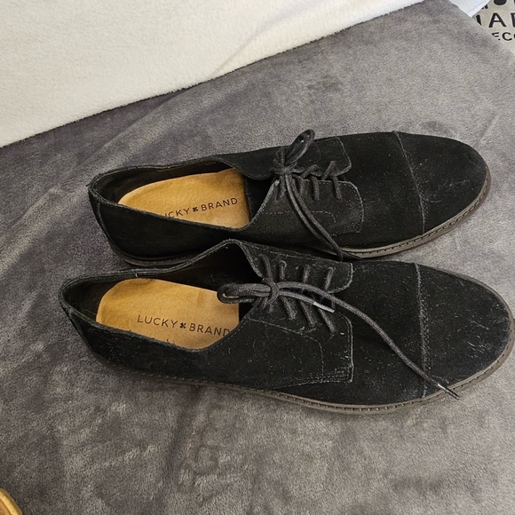 Lucky‎ Brand lace up suede leather shoes Men’s 9.5